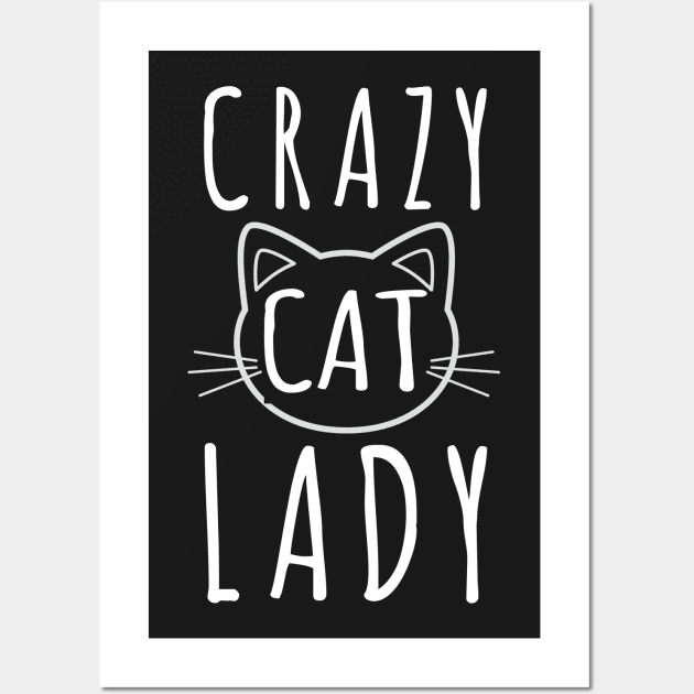 Crazy Cat Lady Wall Art by Kyandii